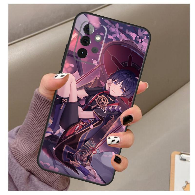 Scaramouche Genshin Impact Case For Samsung Galaxy A33 A13 A53 A34 A54 A14 A15 A16 A26 A36 A56 A12 A32 A52 A06 A35 A55