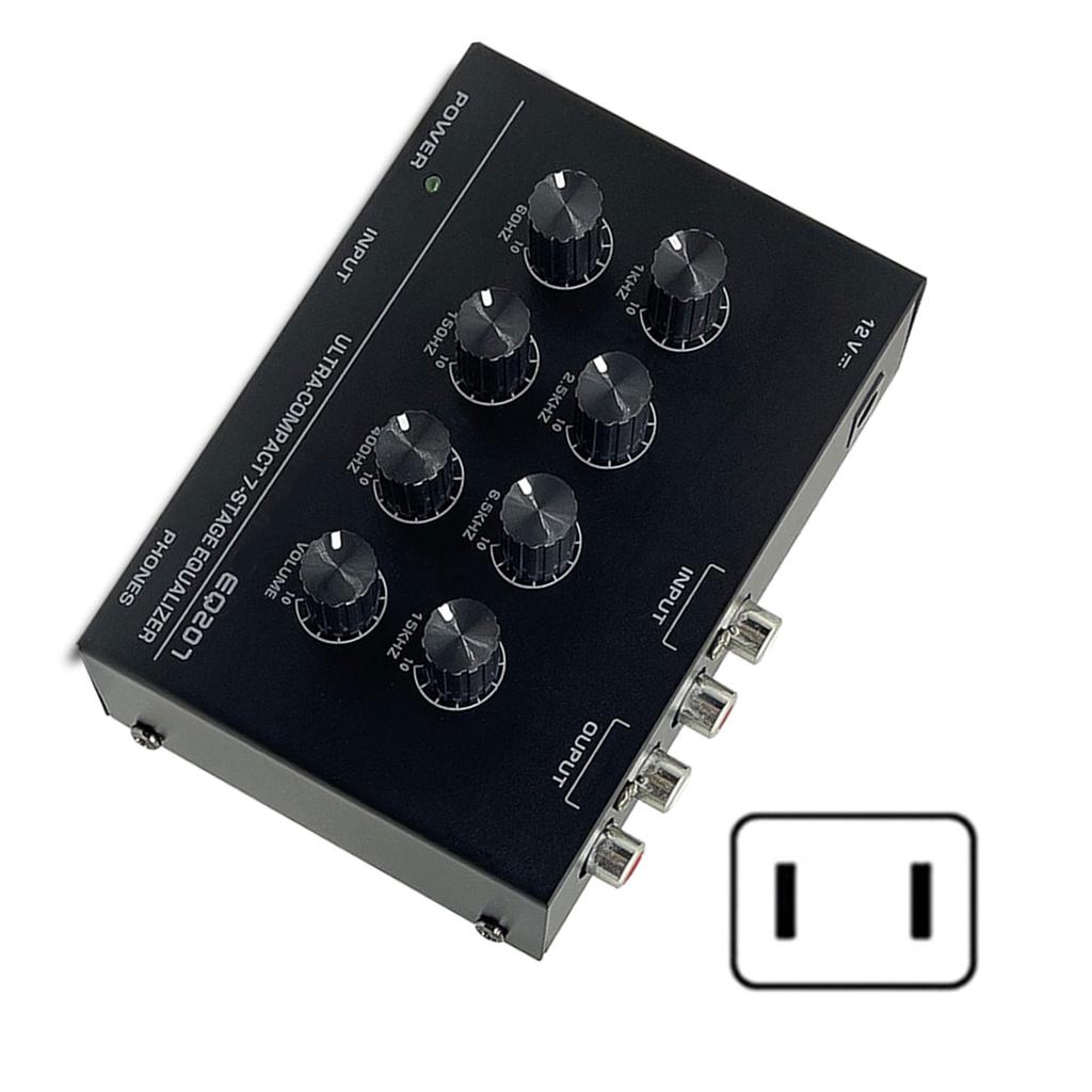 EQ207 7Band PreamplifierPrecise Sound Preamplifier with Trebles Middle,Basss for Improve and Precise Sound Adjustment