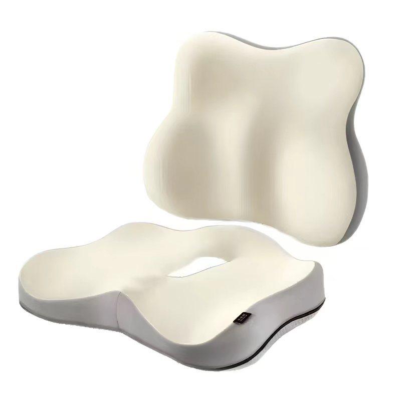 Hala Bear Sada bederní opěrky - Opěrka zad do auta a do kanceláře pro dlouhé sezení