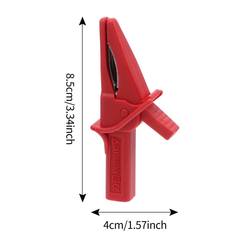 HT18A Alligator Clip Universal Testing Lead Component Automotive Battery Test Clamp Set Electricity Detect Tool Accessories