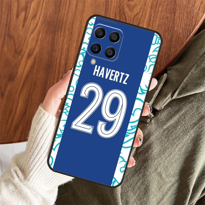 Football Player Number Lucky Case For Samsung Galaxy M53 M33 M23 M13 M14 M54 M11 M21 M31 M51 M12 M22 M32 M52 M31s Coque