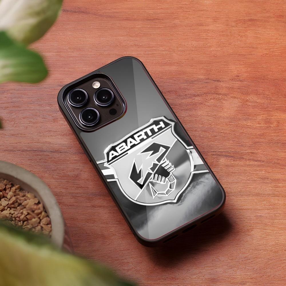 A-ABARTHs Italy Car Phone Case for Iphone 16 15 14 13 Pro Max 12 11 Mini 7 8 Plus Se Xr X Xs Fundas Shell PC+TPU Cover