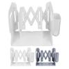Extendable Bookend Non Skid PP Heavy Duty Decorative Adjustable Book Shelf Holder for Desk with Deta