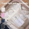 Mesh Makeup Toiletry Storage Bags Portable Travel Makeup Handbags Shower Tools Organizer Hanging Cosmetic Organizer Pouch