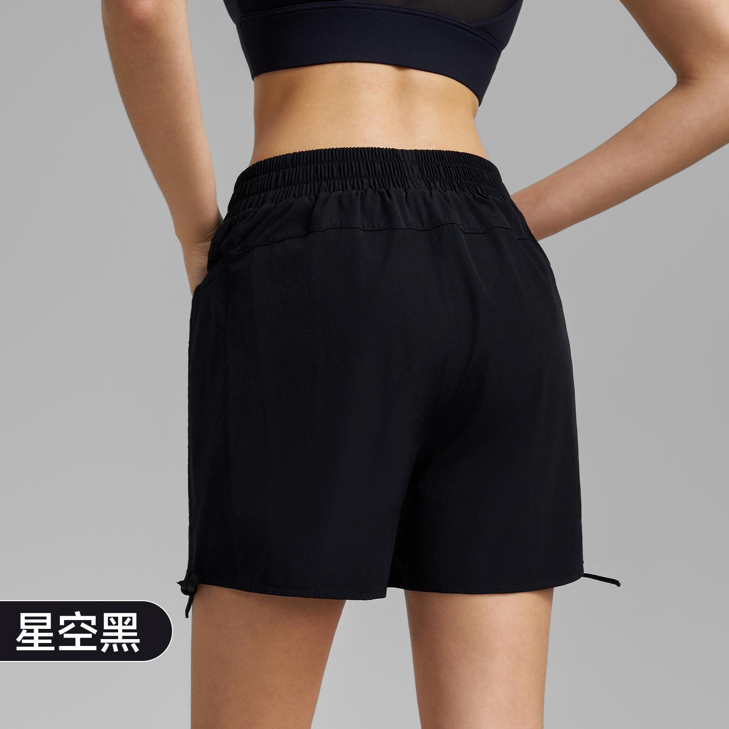 

Спортивные шорты тонкие быстросохнущие 2025 новые непрозрачные плиссированные велосипедные шорты большой карман фитнес-штаны женские XL