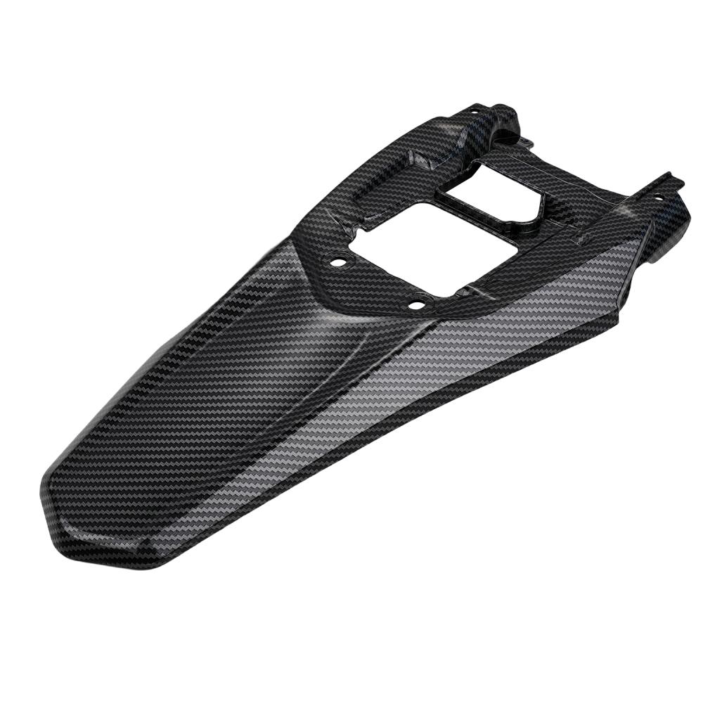 Rear Fender Carbon Fiber Pattern Mud Guard Cover Wheel Protection Motorcycle Accessories For Sur-ron Ultra Bee Electric E-Bike Carbon Fiber Pattern