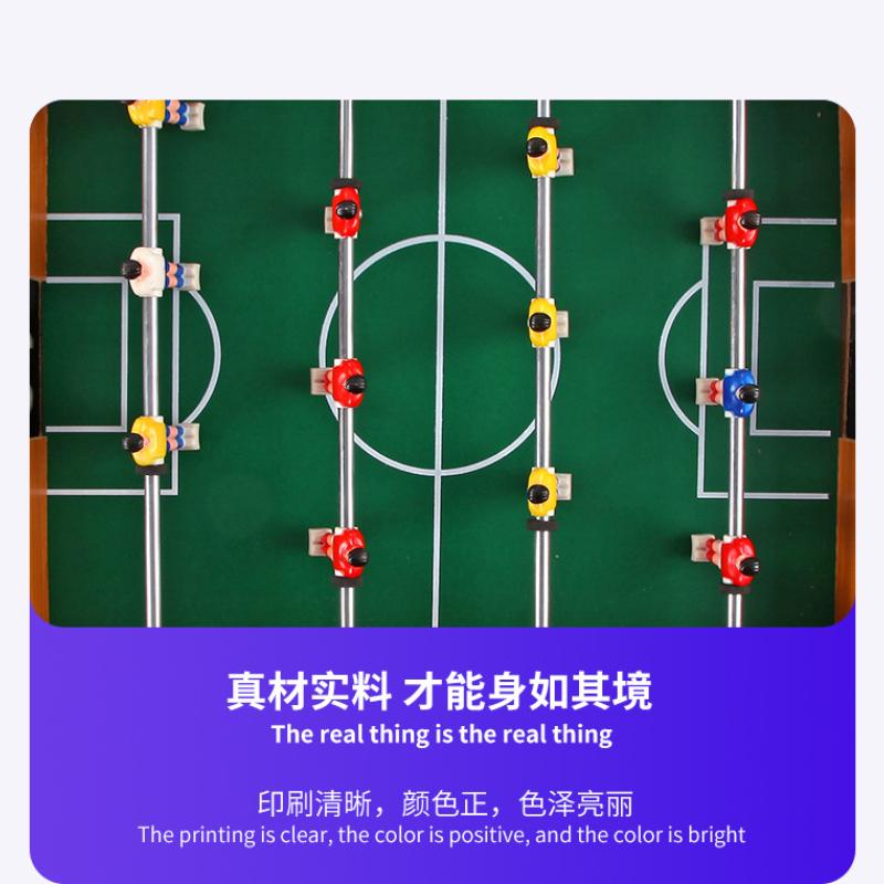 Tabletop Foosball Table- Portable Mini Table Football / Soccer Game Set with Two Balls and Score Keeper for Adults and Kids By Hey! Play!