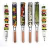 Einfache Kebab-Grillkörbe, Grillzangen, BBQ-Grillkörbe, Grill-