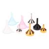 10 Pcs Mini Metal/Plastic Aluminum Funnel Small Funnels For Perfume Mini Liquid Essential Oil Funnels Empty Bottle Packing Tools