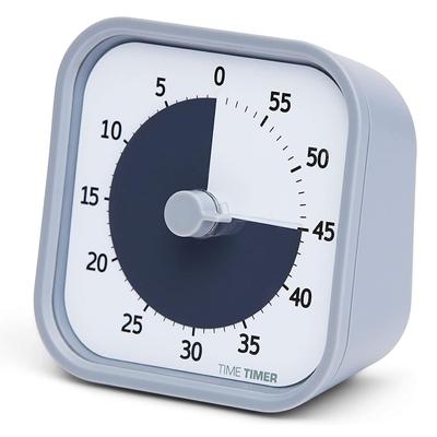 Time Timer Time Timer Study Timer MOD Home Edition Mod Pale Gray 9cm 60 Minutes Study Alarm (TIME TIMER) TTM9-HPS-W