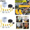 Comprehensive 15 Piece Plastic Coolant Funnel Set With Versatile Interchangeable Interfaces For Automotive Use