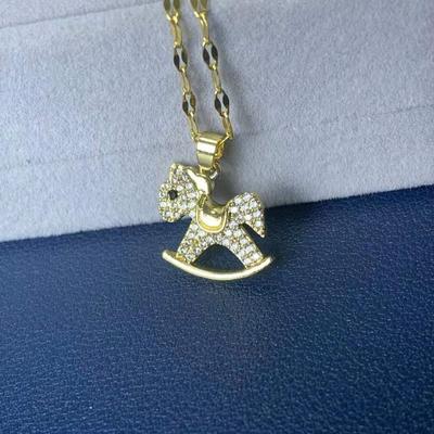 Pony Necklace Female Korean Temperament Simple Design Qixi Festival Send Girlfriend Network