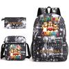Capybara Animal Print 3Pcs Student Bookbag Set Shoulder Bag Pencil Case Children School Bag for Boys Girls Lightweight Daypack