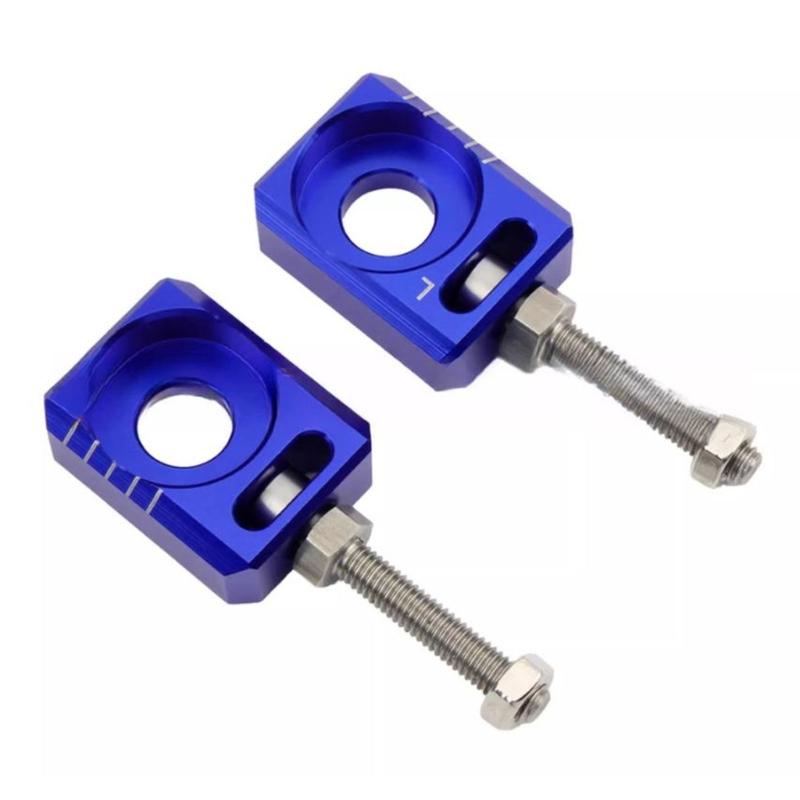Motorrad Hinterrad Kettenspanner Hinterradachsen Blöcke Aluminiumlegierung Hinterradachsen Nabenabstandshalter