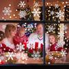 27pcs  Christmas New Year Winter Room Wall Stickers White Snowflake Window Decals StickersMerry Christmas Decorations For Home