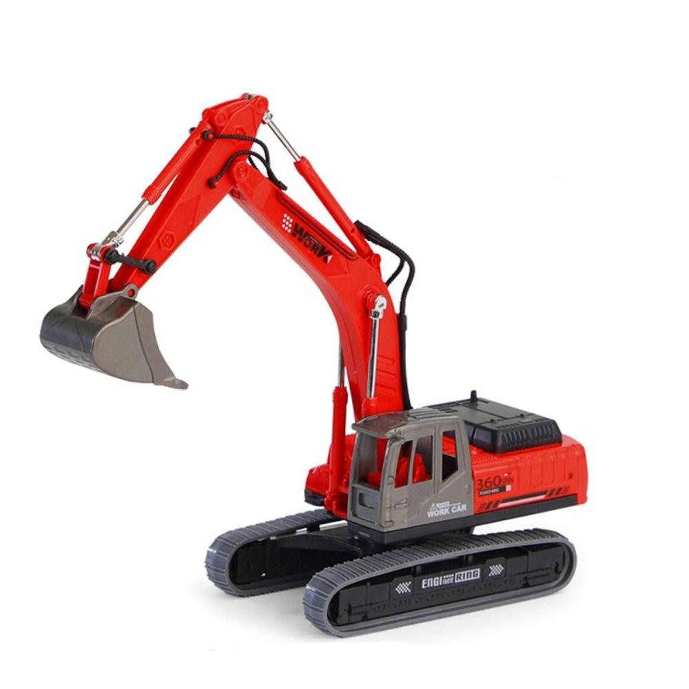 Rotatable Excavator Model Toy Simulation Construction Vehicle Model  Collection