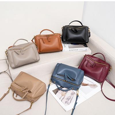 New Genuine Leather Women's Bag Fashionable and Versatile Handbag High-quality Shoulder Bag