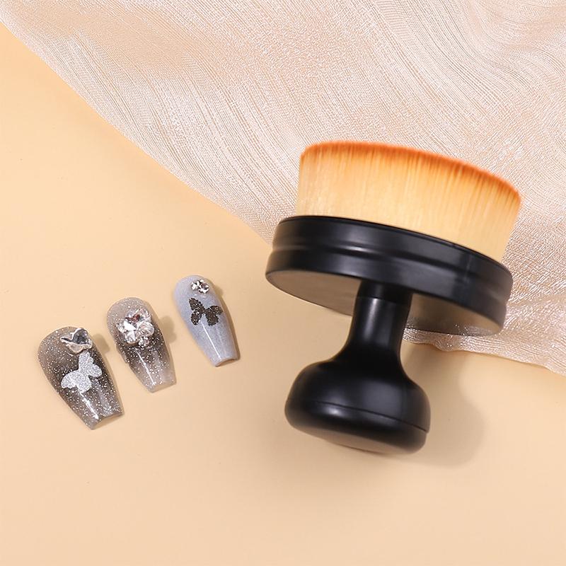 Nail Dust Brush For Manicure Flower Nail Art Brush Nail Accessories Tools Popular Polish Cleaning Brushes
