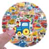 110 Toy Car & Cartoon Graffiti Stickers for Suitcases, Water Bottles & Scooters