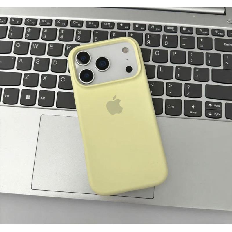 Flytende silikon telefondeksel for Apple iPhone 17 Pro Max - Ensfarvet Stor hull Støtsikkert Fullt dekkende På iPhone 16/15/14/13/12/11/Pro/Plus/17 Air