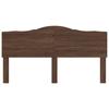 Headboard in Brown Oak Look Made of Wood Based Material