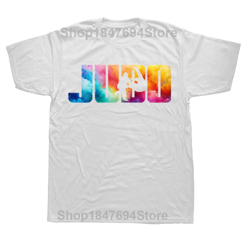 Vtipná grafická trička bojových umění Judo Pánská Dámská Móda Ležérní Tričko 100% Bavlna Volné Nadměrné Sportovní Tričko