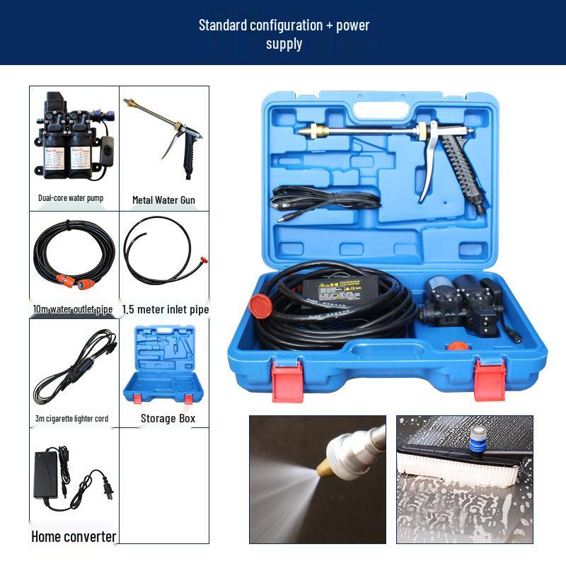 High-Pressure Portable Car Washer Pump and Water Gun