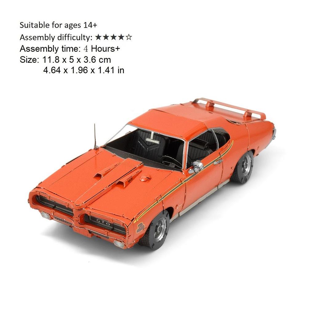 3D Metallpuzzle: Liebe Puzzle Verkehrsmittel-Serie - Auto, Straßenbahn, Fahrrad, EMU-Bausatz