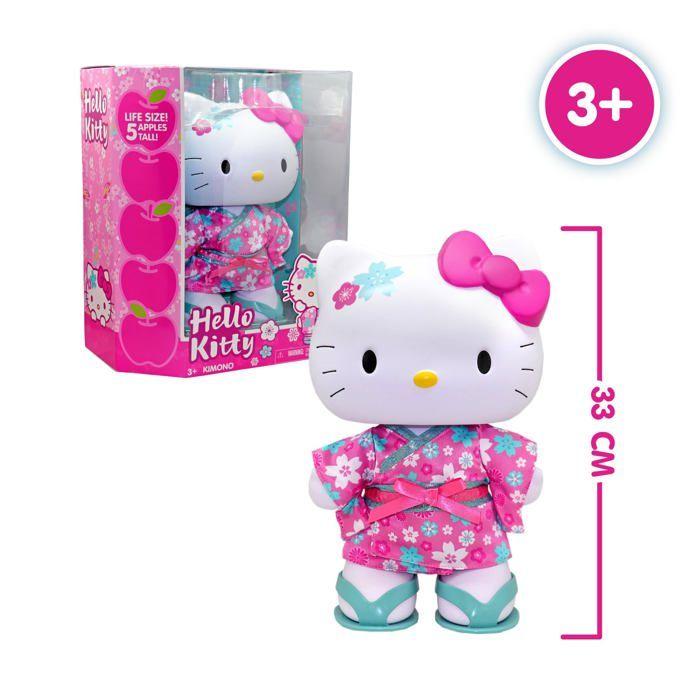 Poupée articulée Hello Kitty - Hello Kitty - 32 cm - 5 points d'articulation - Kimono traditionnel - Sandales amovibles