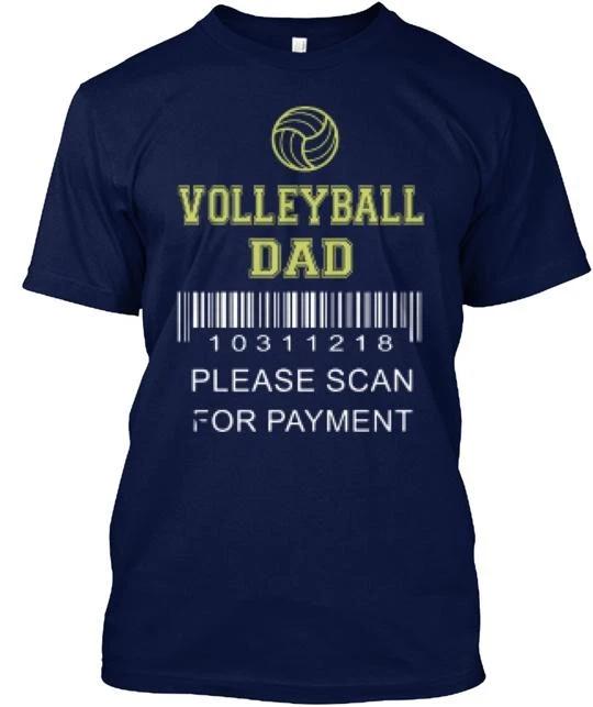 Volleyball Dad Tee T shirt Made in the USA Size S to 5XL 3XL