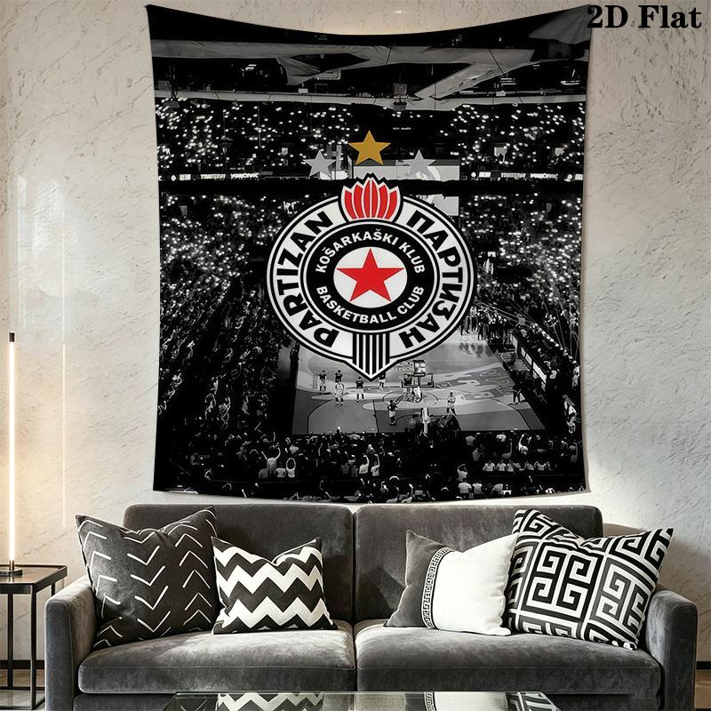 Partizan poster Wall Hanging Printed Fabric Blanket Decorative Tapestries for Bedroom Living Room Home Decor