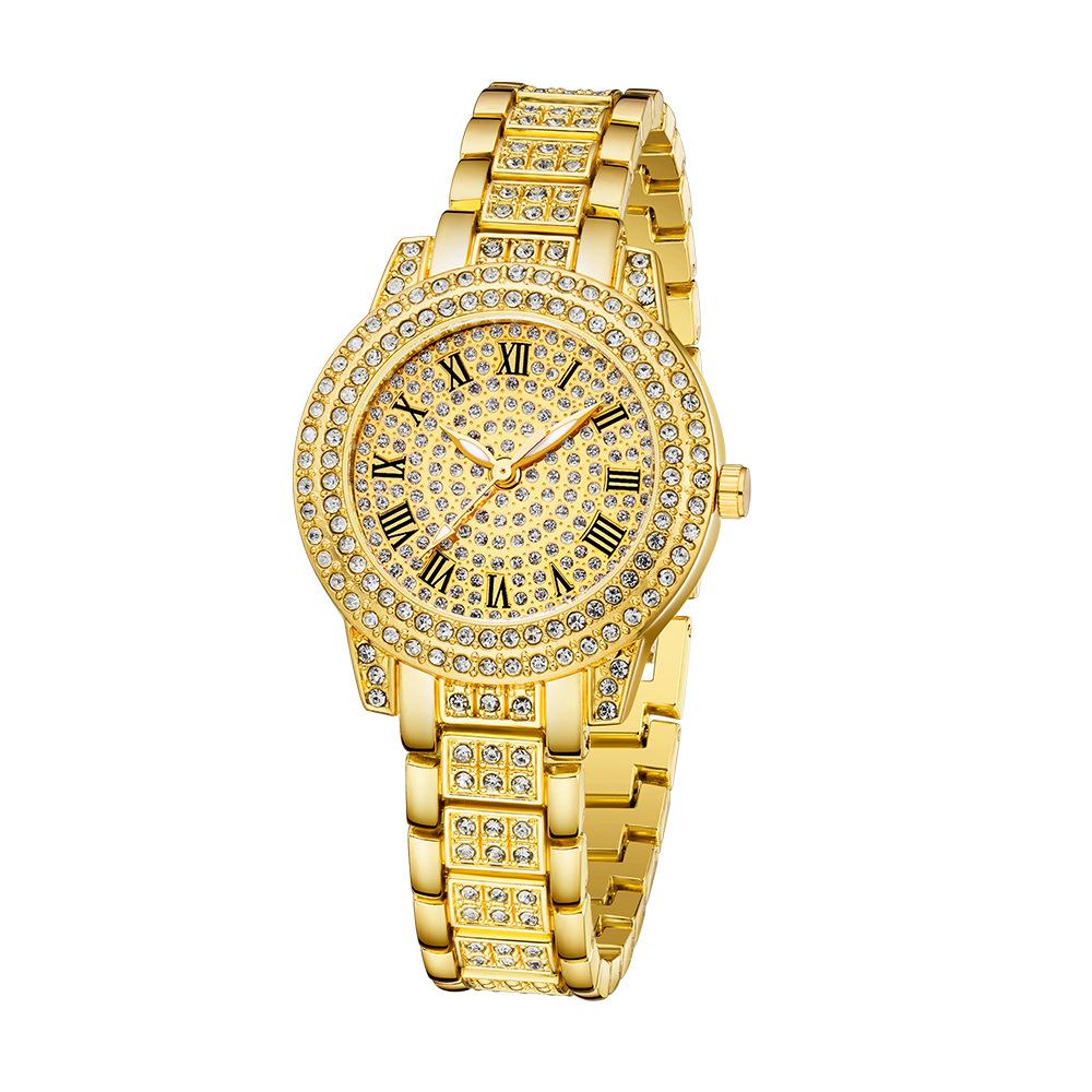 Cornucopia Diamond Women's Watch Set Premium Roman Quartz Watch Just Strap Watch