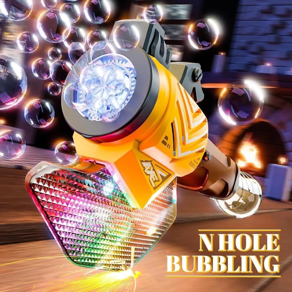 Axe Bubble Machine Fully Automatic Handheld Bubble Machine Toy Summer Outdoor Party Three to Six Years Old Children Birthday Toy