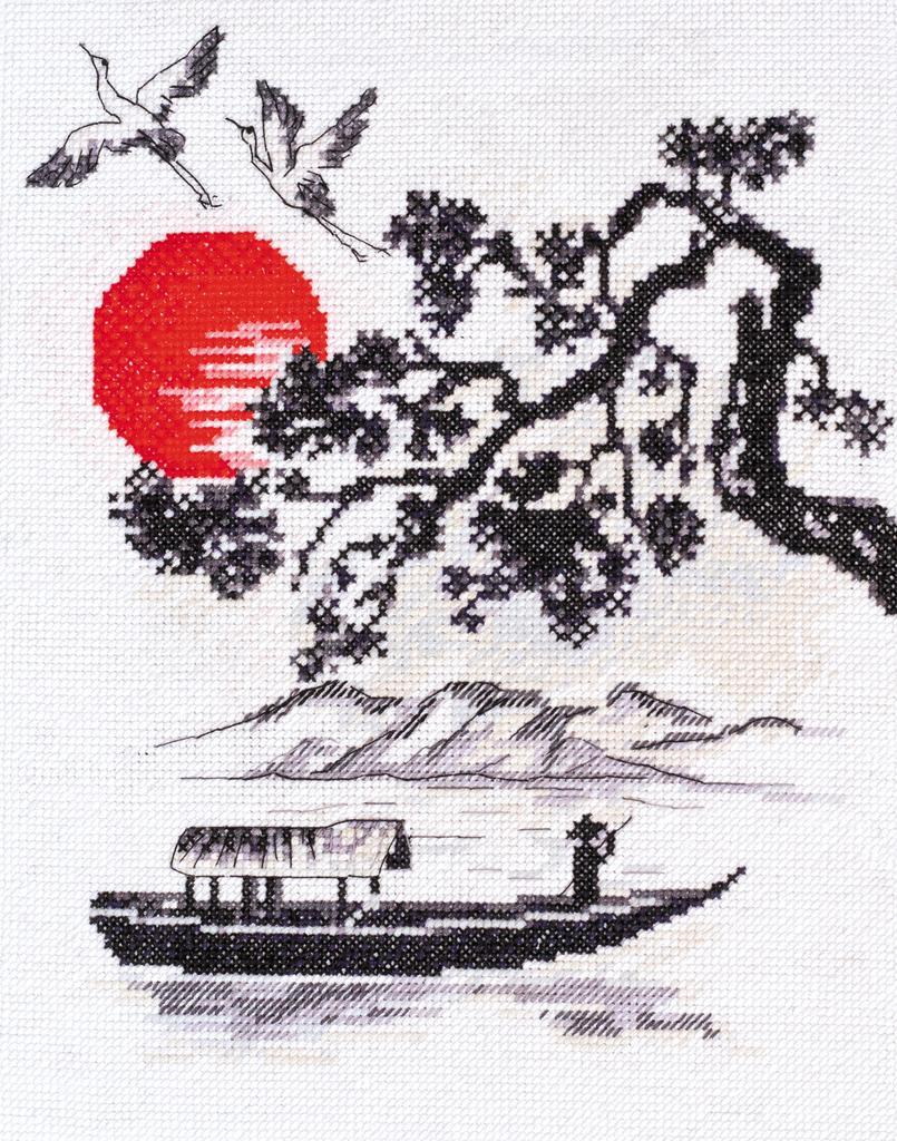 Cross Stitch Kit Abris Art Boat