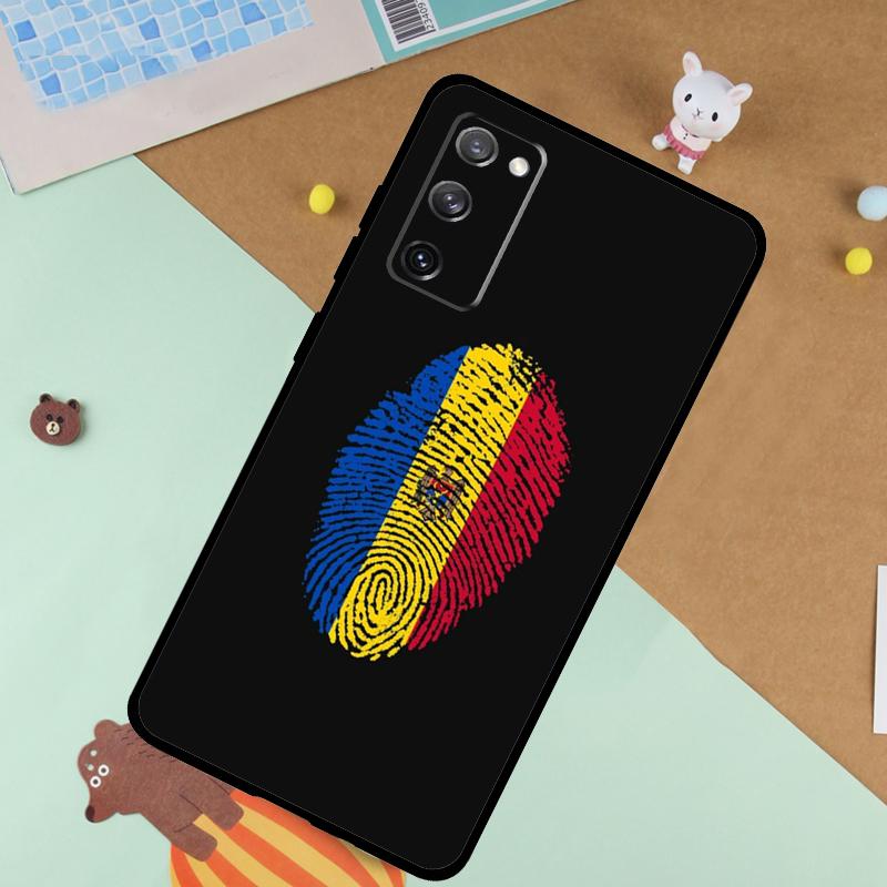 Moldova Flag Soft Case For Samsung Galaxy S24 Ultra S9 S10 S20 S22 S23 Plus S21 FE S25 Ultra Funda Cover