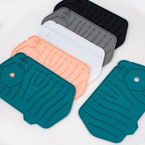 Faydalı Çift taraflı Mevcut Isı Yalıtımı Kalınlaşmış Mutfak Musluk Su Tutucu Mat Otel Su Tutucu Mat için