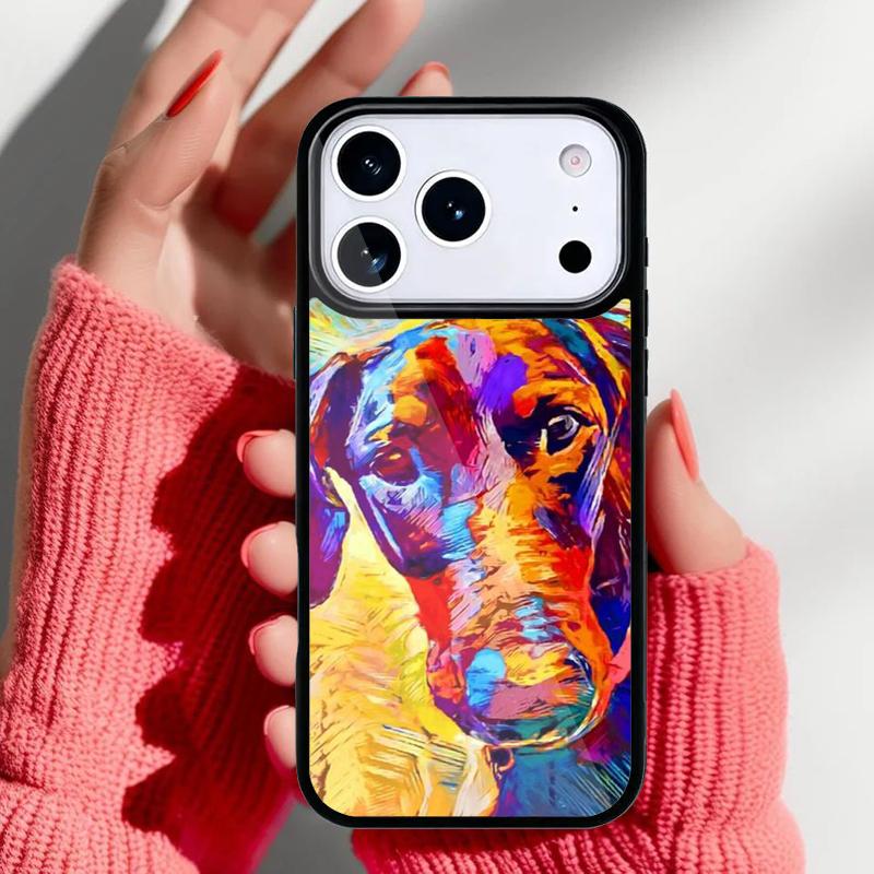 Doberman Dog Phone Case for iPhone 17 16 15 14 13 Pro Max Back Cover for 12 11 Pro Coque