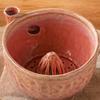 Vegetable Cleaning Basin Ceramic Berry Washing Bowl with Drainage Hole, 360 Degree Self Strawberry Tool Rinsing Fruit Rinse Bowl, Fresh Strainer