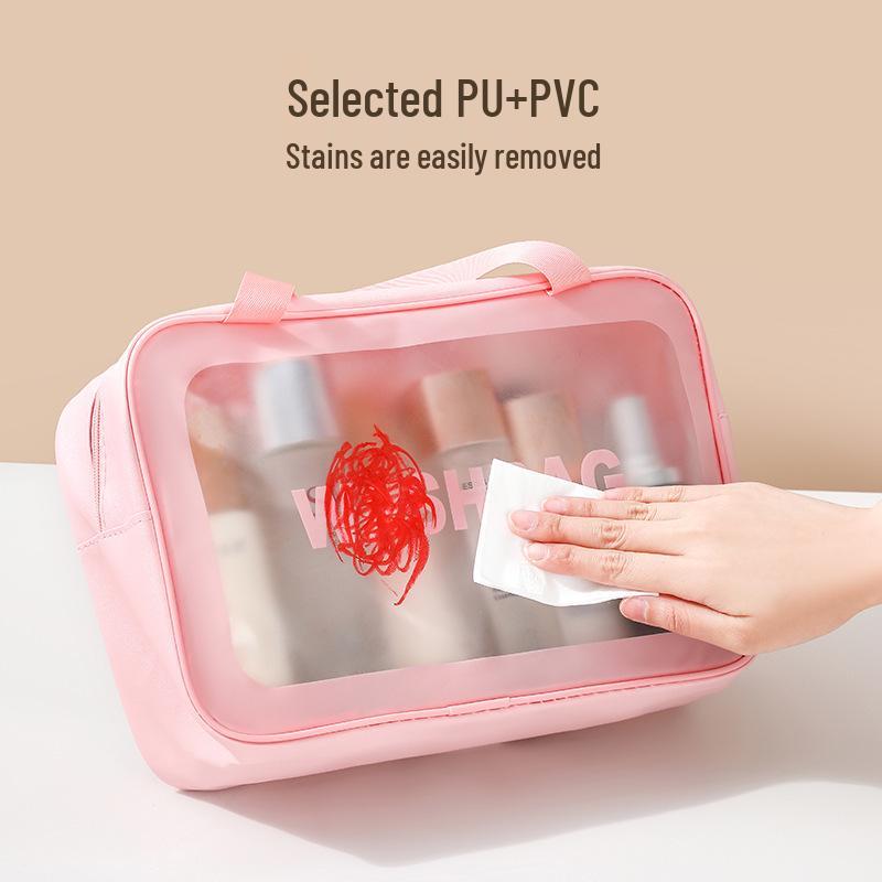 Large Capacity Transparent PVC Waterproof Toiletry & Beach Bag