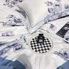 Yu Meng Jia Ju Washable Tencel 4-Piece Summer Quilt Set