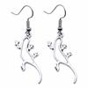 Gothic Spider Charm Dangle Earrings Halloween Horror Arachnid Drop Earrings Dark Punk Goth Jewelry