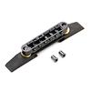 Guitar Roller Saddle Bridge Replacement Part with Rosewood Base