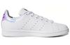 adidas Oryginalne Stan Smith J Antypoślizgowe, Odporne na ścieranie, Oddychające Niskie Buty do skateboardingu dla dzieci Białe AQ6272