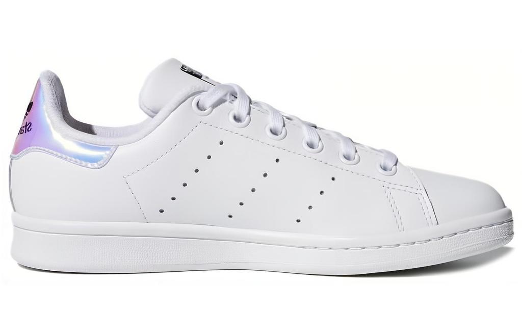 adidas Oryginalne Stan Smith J Antypoślizgowe, Odporne na ścieranie, Oddychające Niskie Buty do skateboardingu dla dzieci Białe AQ6272