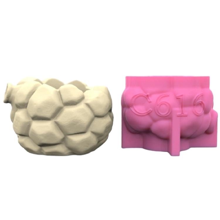

Flower Pots Mold Silicone Mould for Art Projects Fruit Themed Crafts Accessories 1