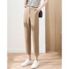 Demanar Women's Cropped Straight-Leg Casual Suit Pants