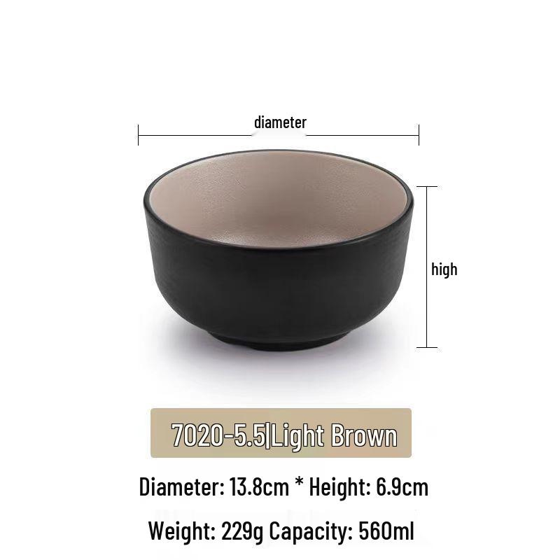 Melamine Japanese Conical Hat Bowl - Large Plastic Soup, Rice, and Noodle Bowl