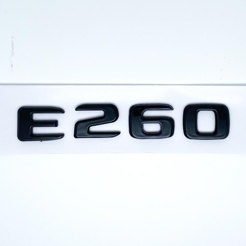 AATC1 Apply To Letters E200 E260 E300 E400 E450 E220d E350d E400d 4Matic ABS Emblem for Mercedes Benz Car Trunk Logo Sticker