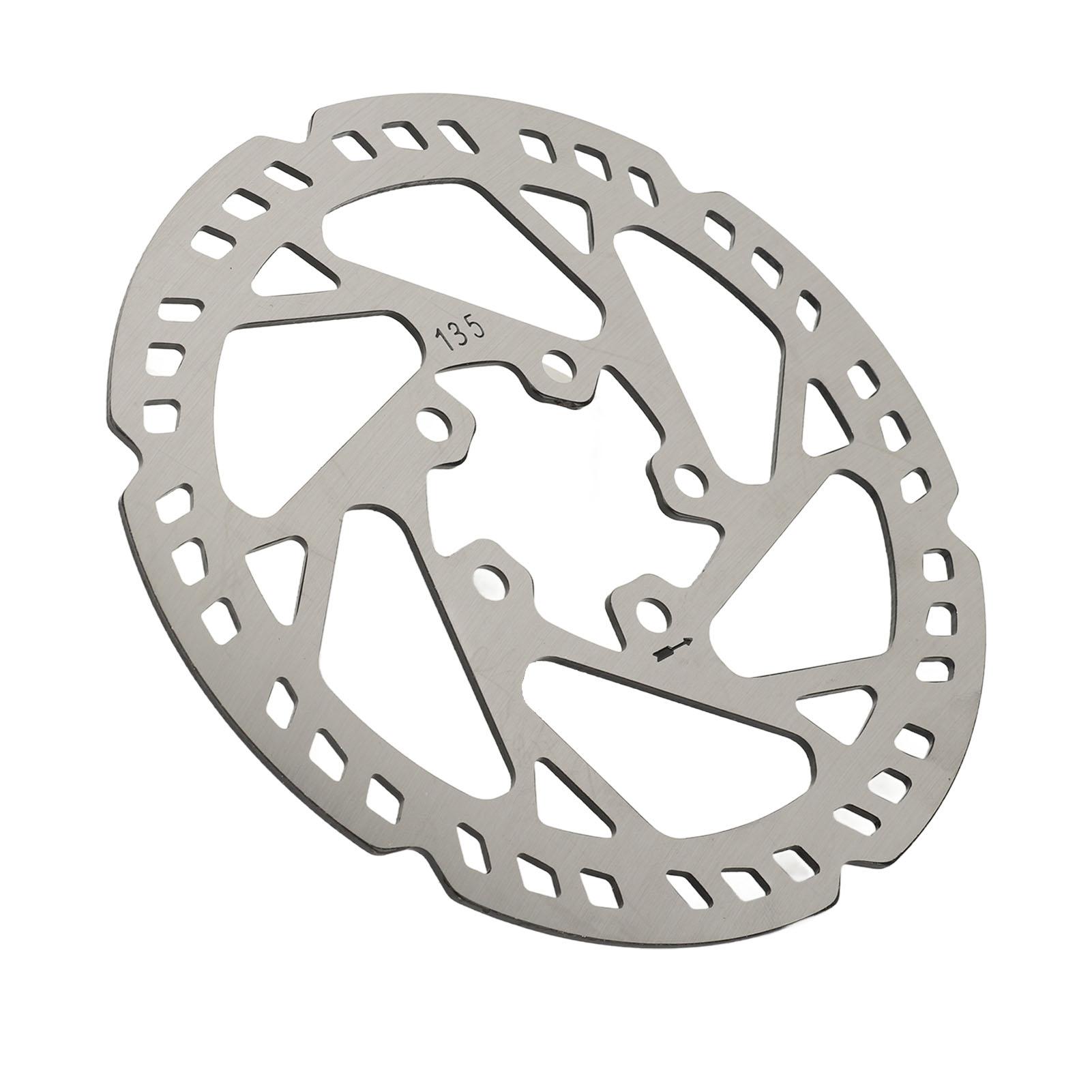 

Тормозной диск для электросамоката 135 мм Тормозной ротор Нержавеющая сталь Легкая установка Запчасти для электросамоката