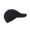 Nike Buchstaben Mikro-Logo Baumwoll-Baseballkappe Unisex Hüte Schwarz FB5368011